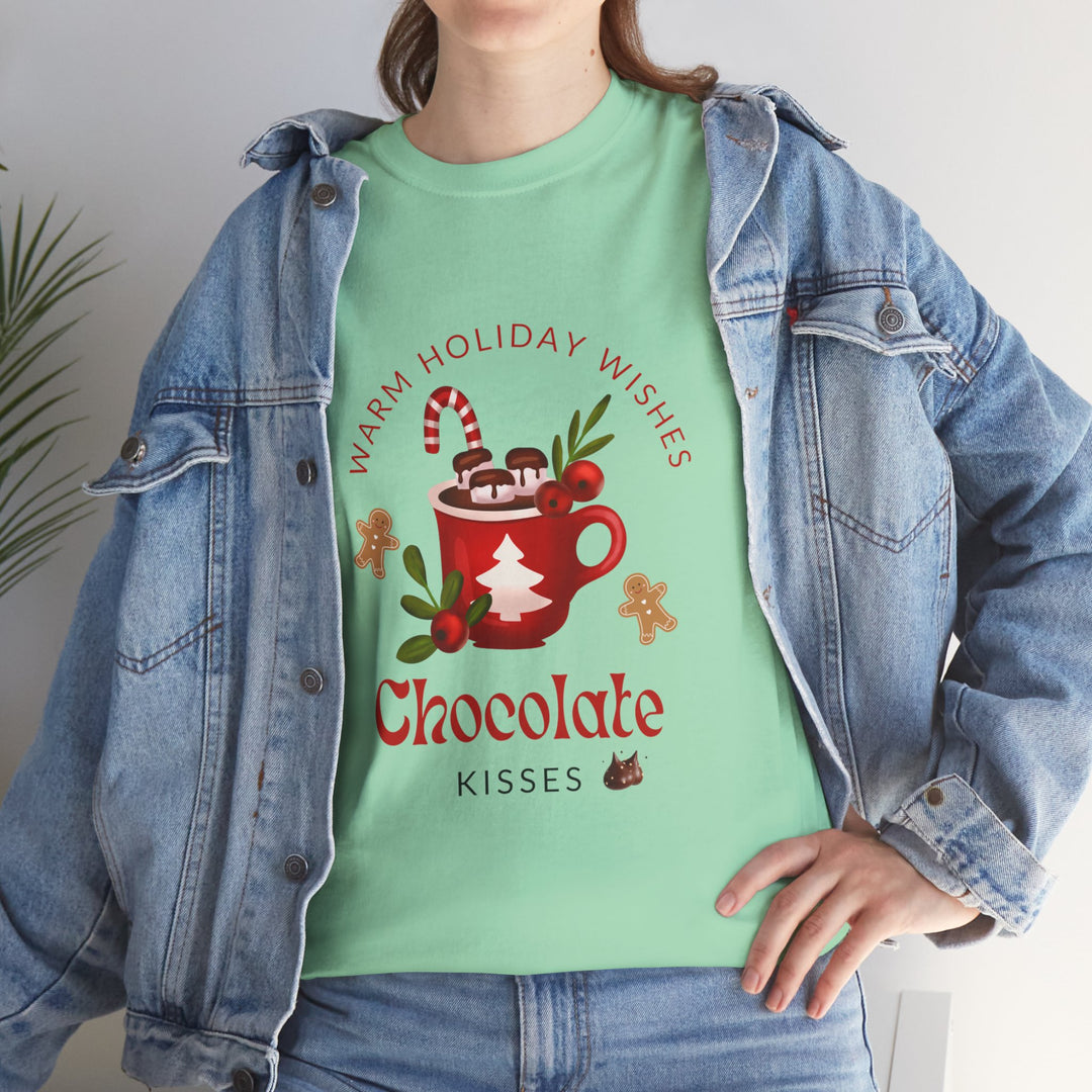 Warm Holiday Wishes T-shirt, Unisex, Christmas, 6 colors, 8 sizes