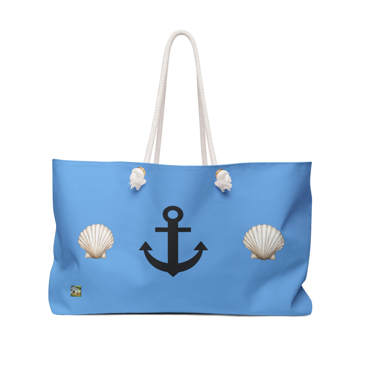 Blue 'Anchors Away' Summer Beach Bag - "Capture the Magic of Summer: a Beach Bag That Bring Back Memories of a day in the sun"