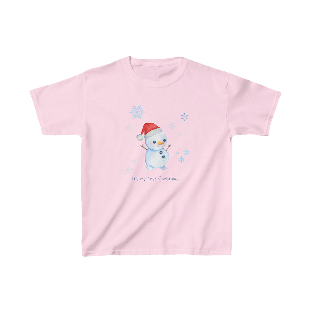 First Christmas Kids Heavy Cotton™ Tee, 6 colors, 5 sizes