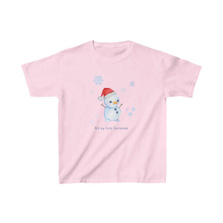 First Christmas Kids Heavy Cotton™ Tee, 6 colors, 5 sizes