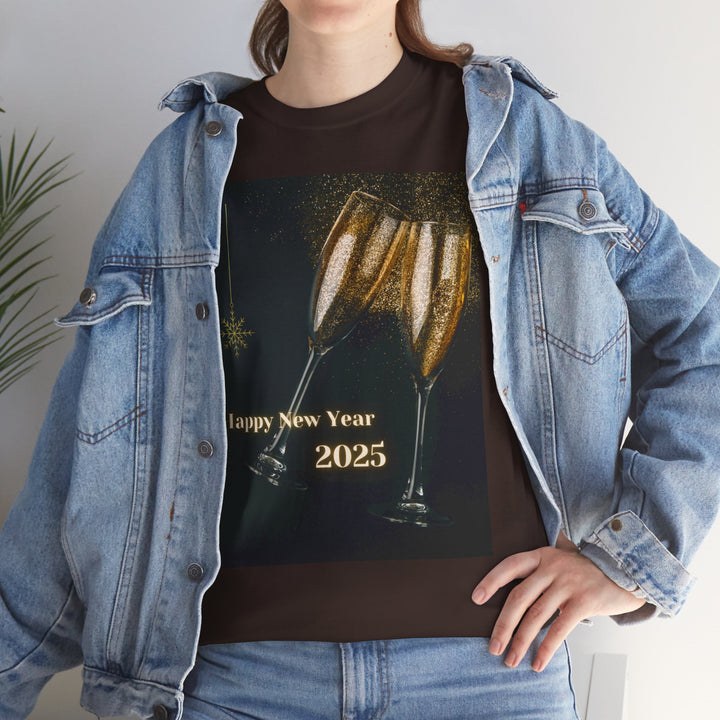 Happy New Year 2025 T-shirt, Unisex, Christmas, 8 colors, 8 sizes