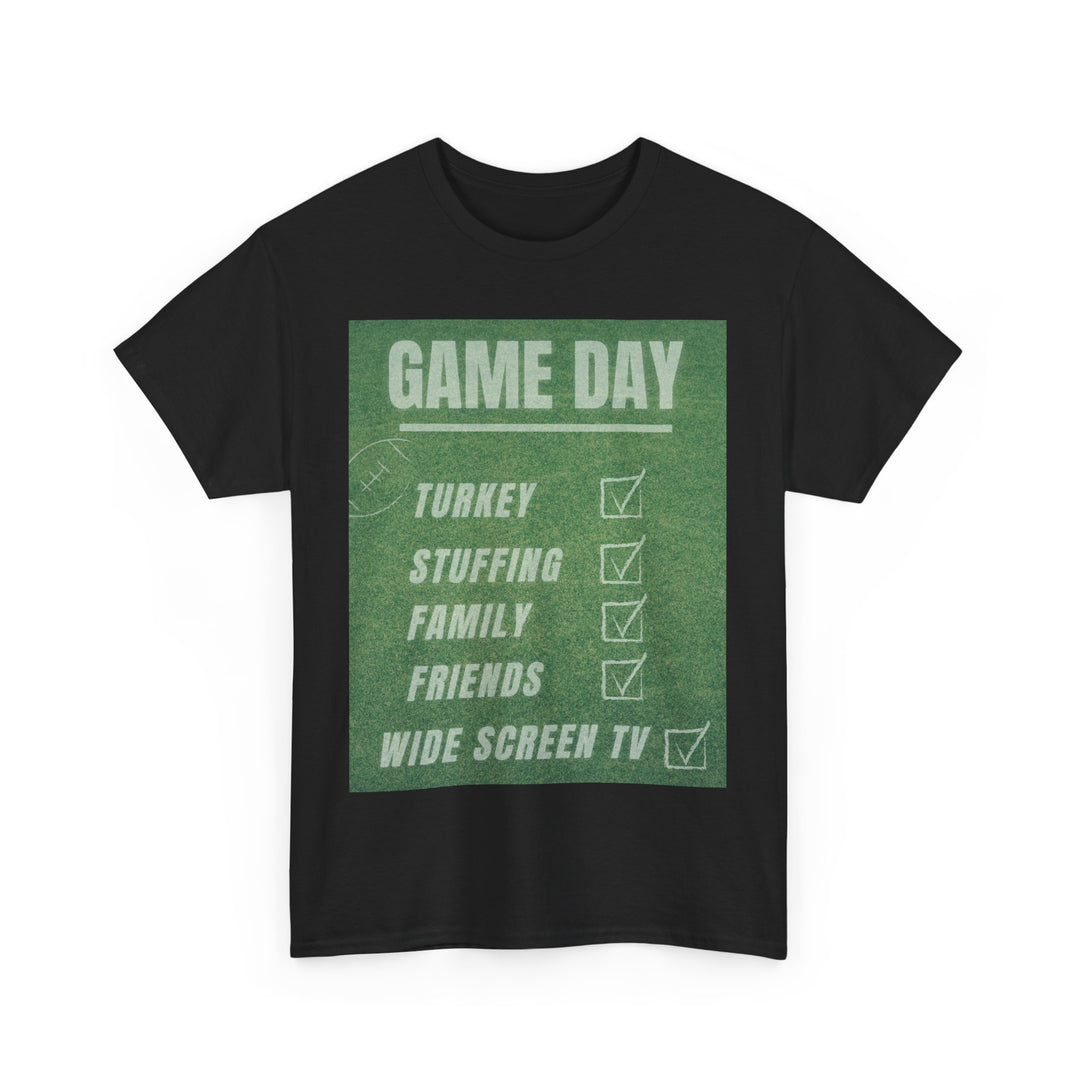 Thanksgiving Game Day T-shirt, Thanksgiving, Colorful, unisex, 4 colors, 8 sizes