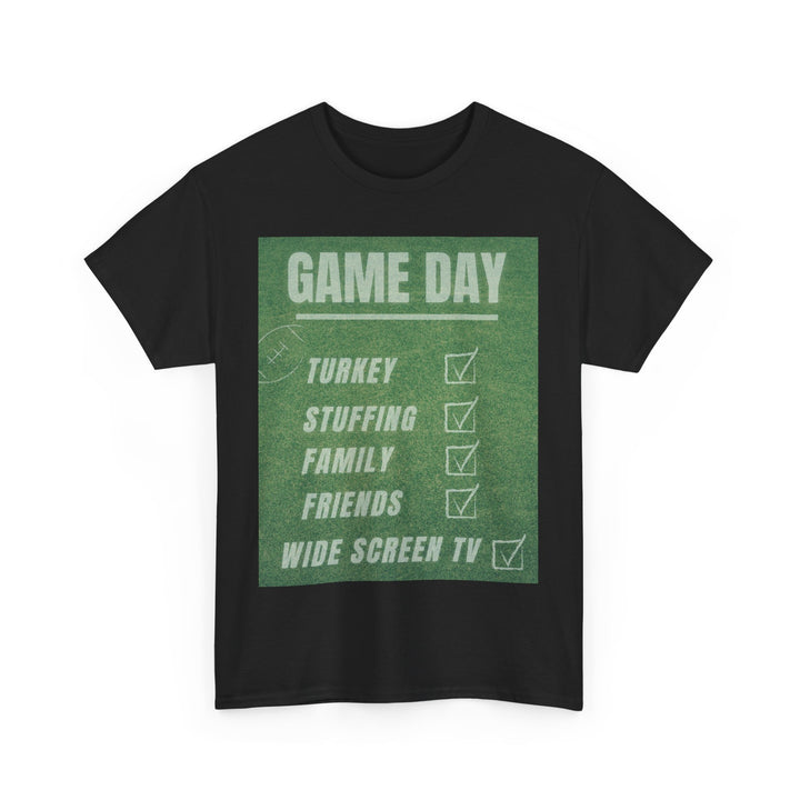Thanksgiving Game Day T-shirt, Thanksgiving, Colorful, unisex, 4 colors, 8 sizes