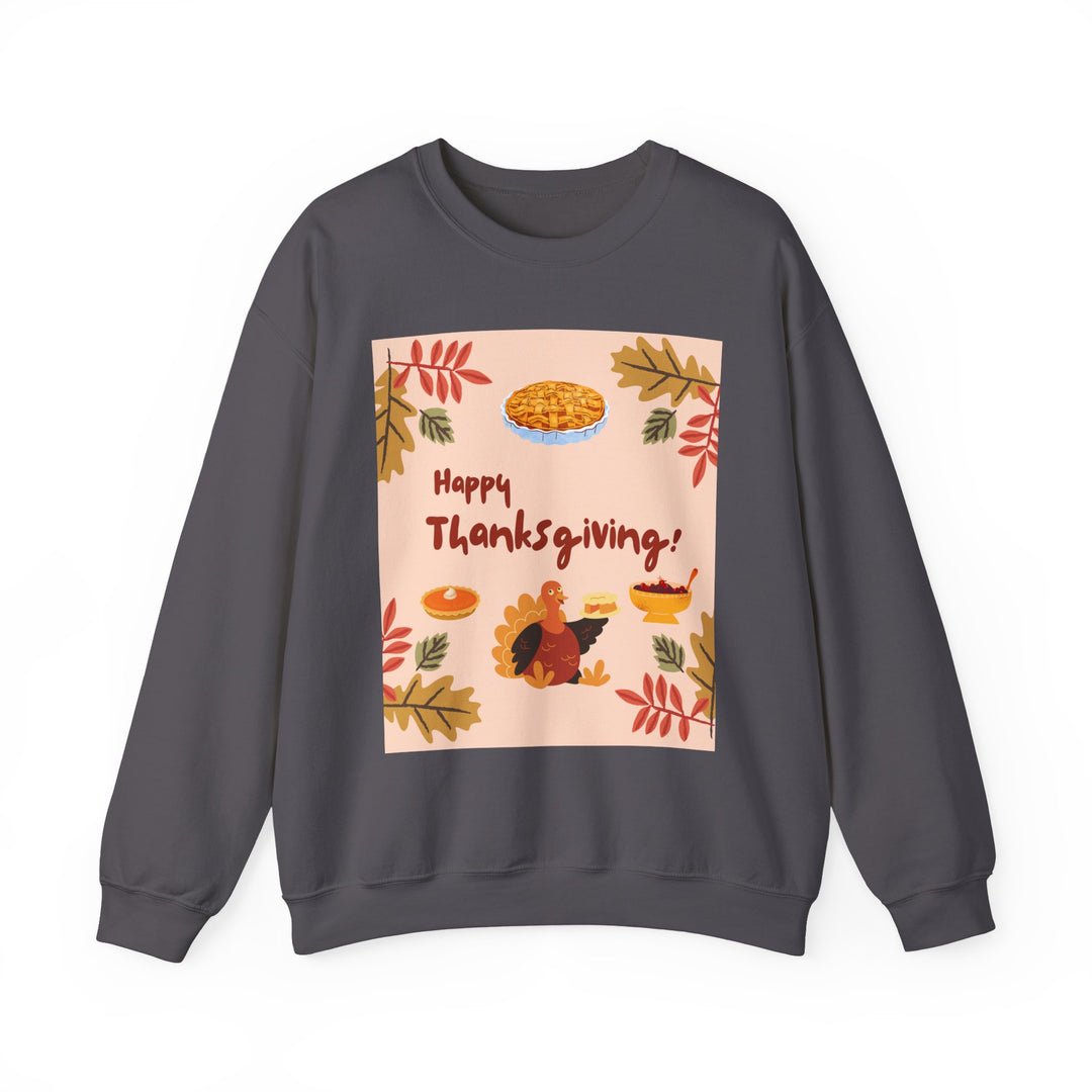 Thanksgiving Sweatshirt, Crewneck, unique, heavy weight, available in 6 colors and 6 sizes