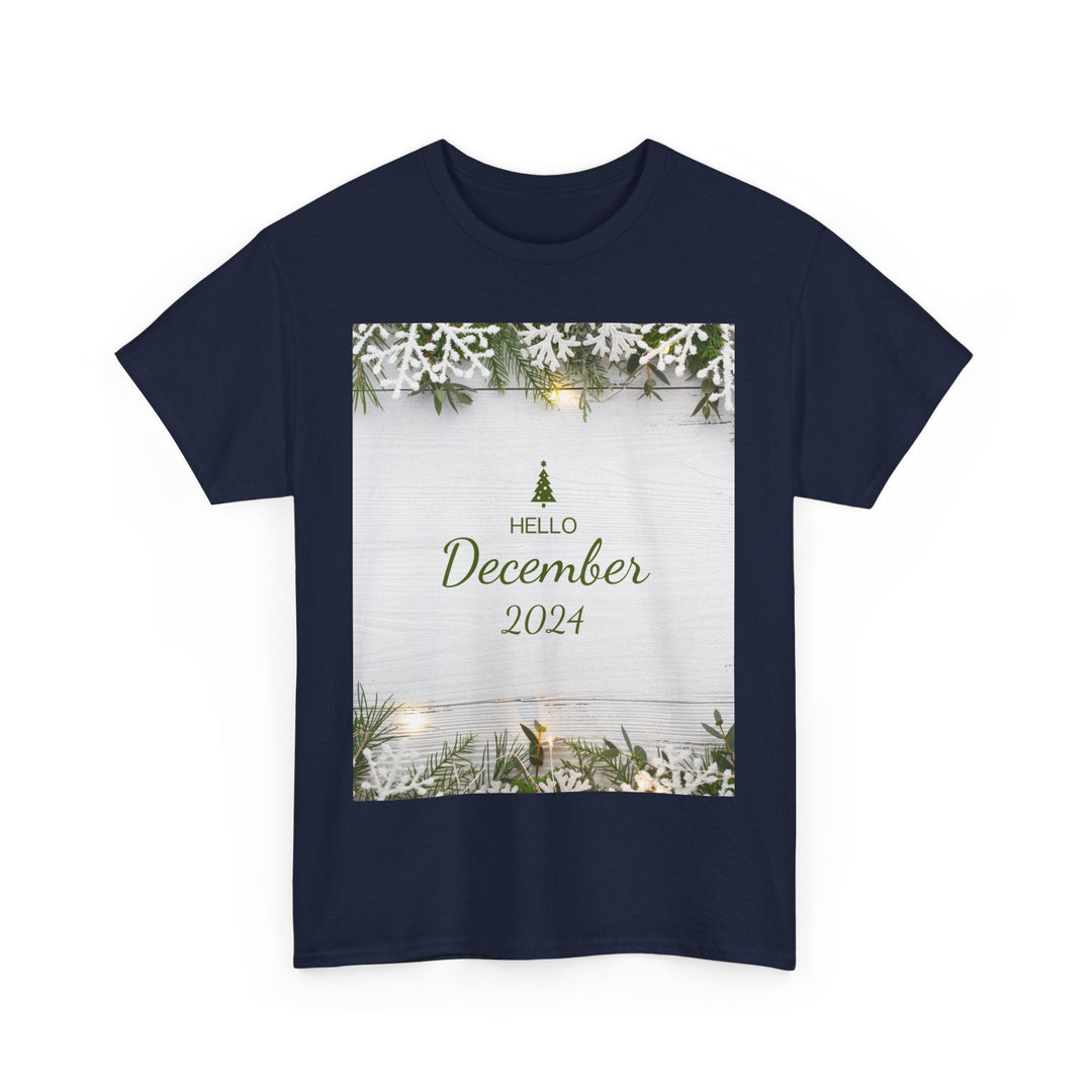 Hello Month of December T-shirt changing seasons