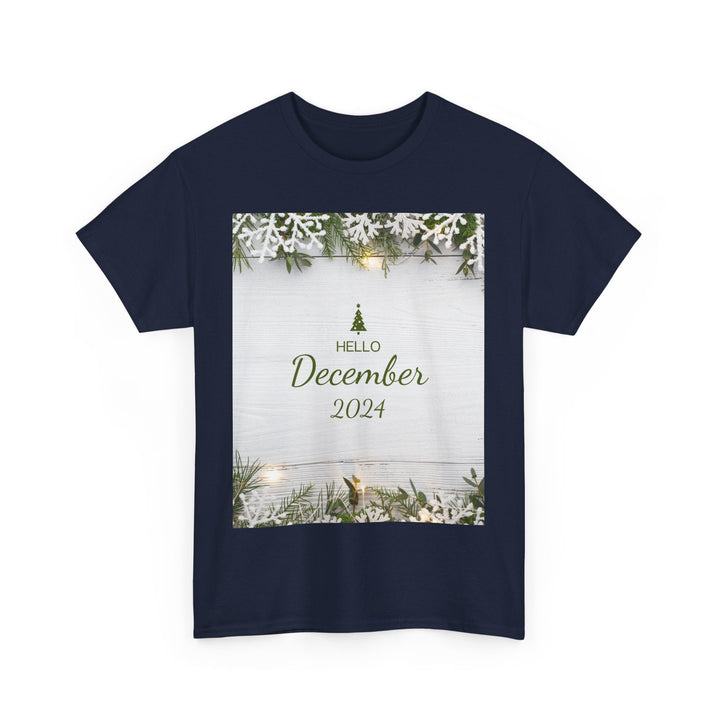 Hello Month of December T-shirt changing seasons