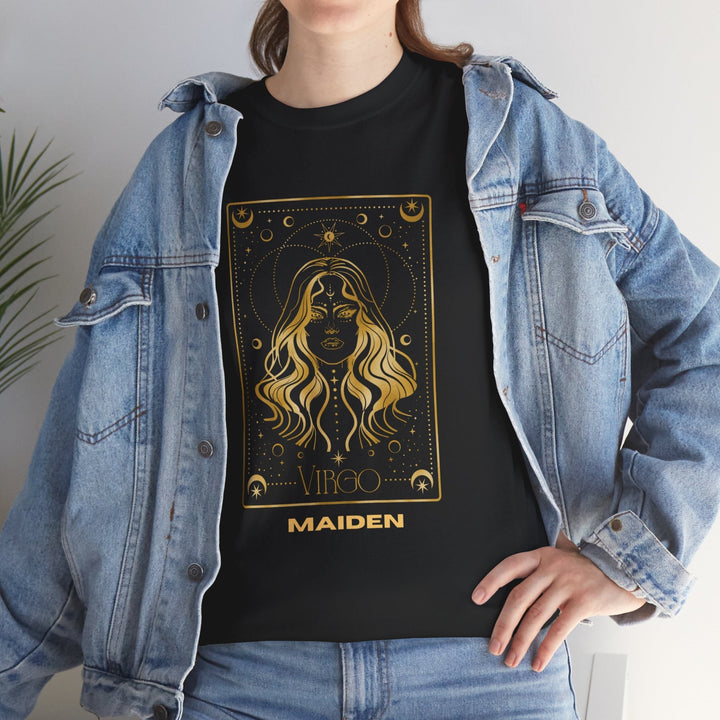 Zodiac Virgo T-shirt Zodiac signs Colorful unisex 4 colors 8 sizes