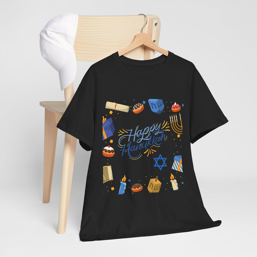 Happy Hanukkah T-shirt, Unisex, Christmas , 6 colors, 8 sizes