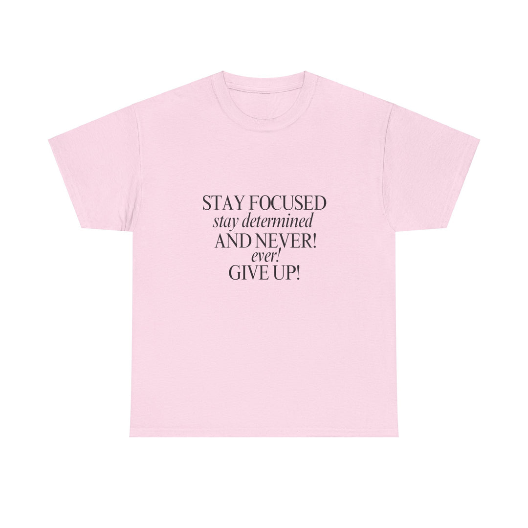 Never Give UP! T-shirt, Unisex, Christmas, 6 colors, 8 sizes