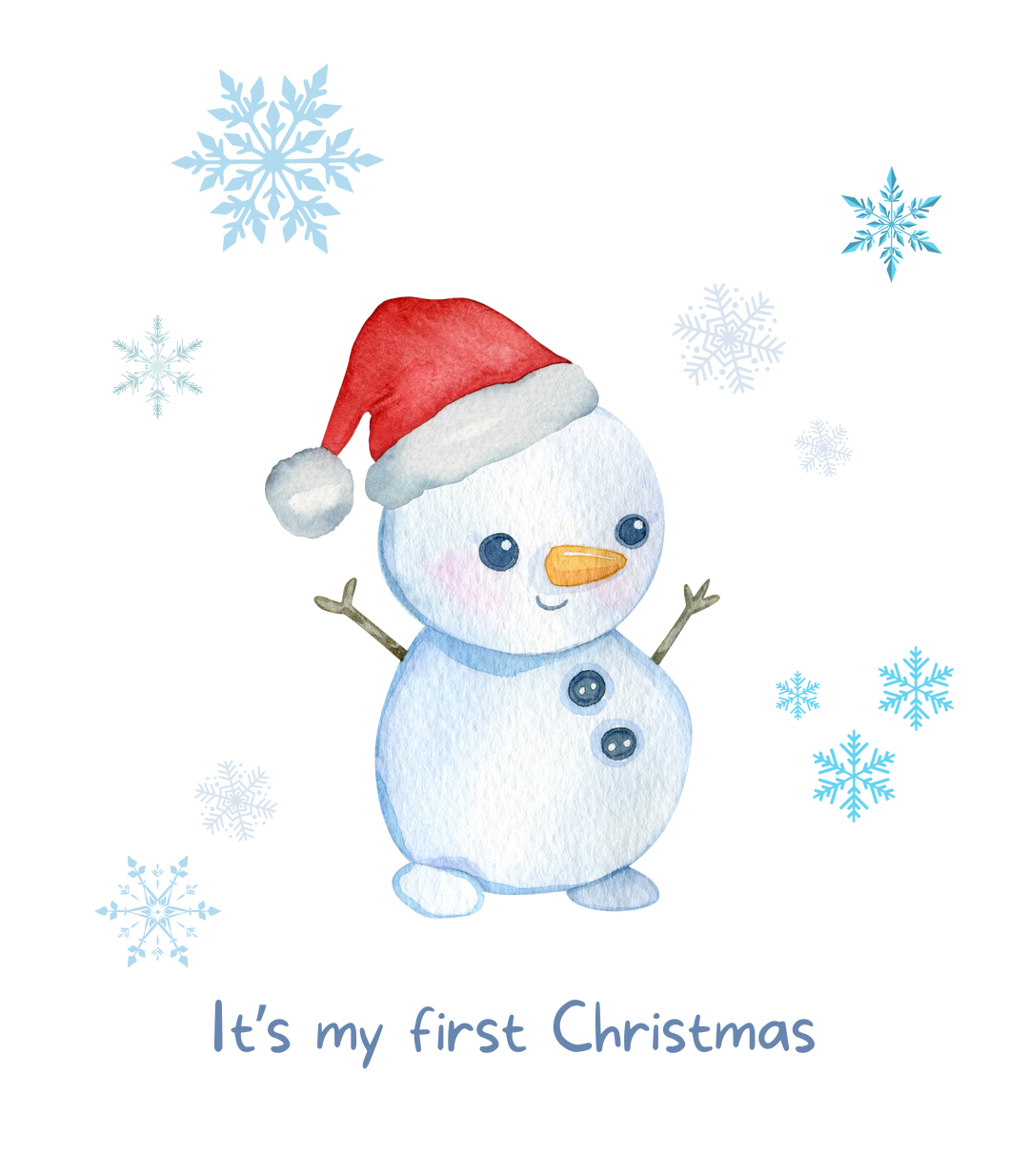 First Christmas Kids Heavy Cotton™ Tee, 6 colors, 5 sizes