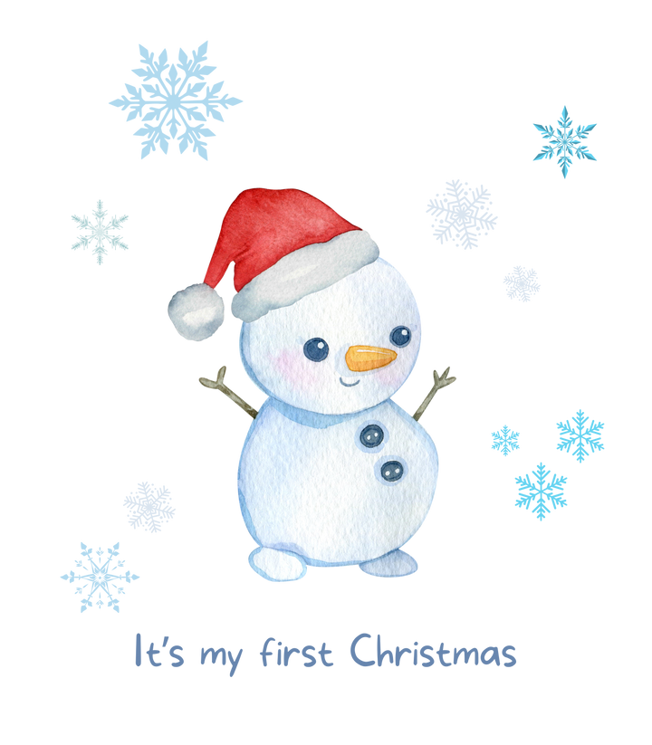 First Christmas Kids Heavy Cotton™ Tee, 6 colors, 5 sizes
