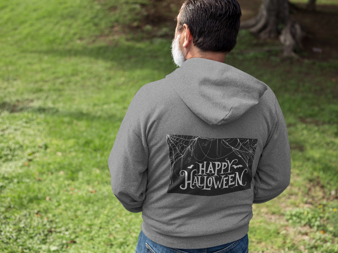 Halloween Full Zip Hoody, 3 colors, 6 sizes, Halloween, TicTok, Unisex