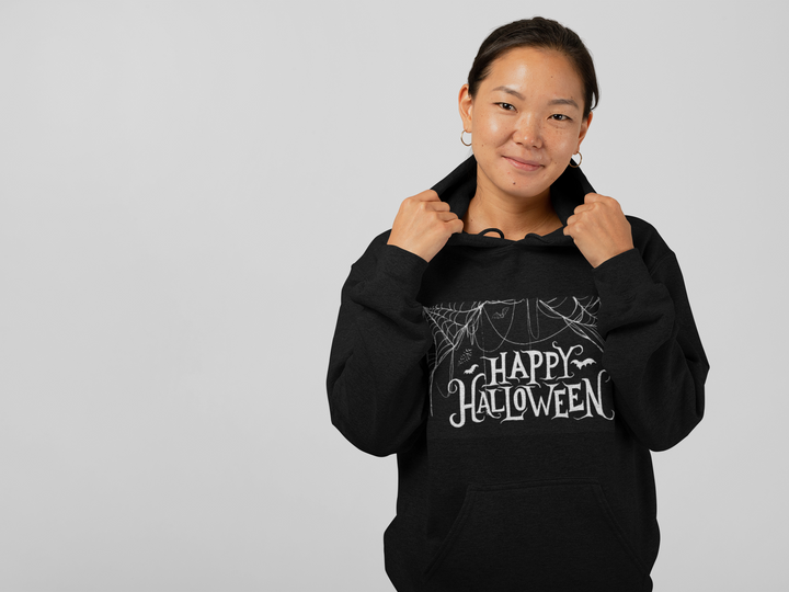 Halloween Full Zip Hoody, 3 colors, 6 sizes, Halloween, TicTok, Unisex