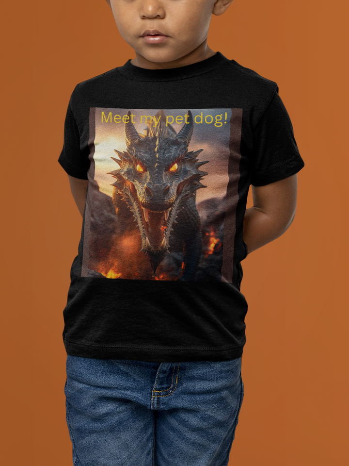 Black Dragon Kids Heavy Cotton™ Tee, 3 colors, 5 sizes
