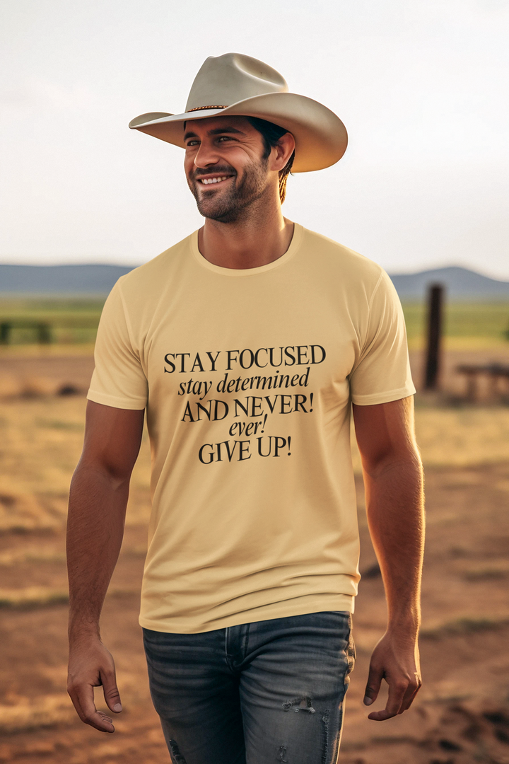 Never Give UP! T-shirt, Unisex, Christmas, 6 colors, 8 sizes