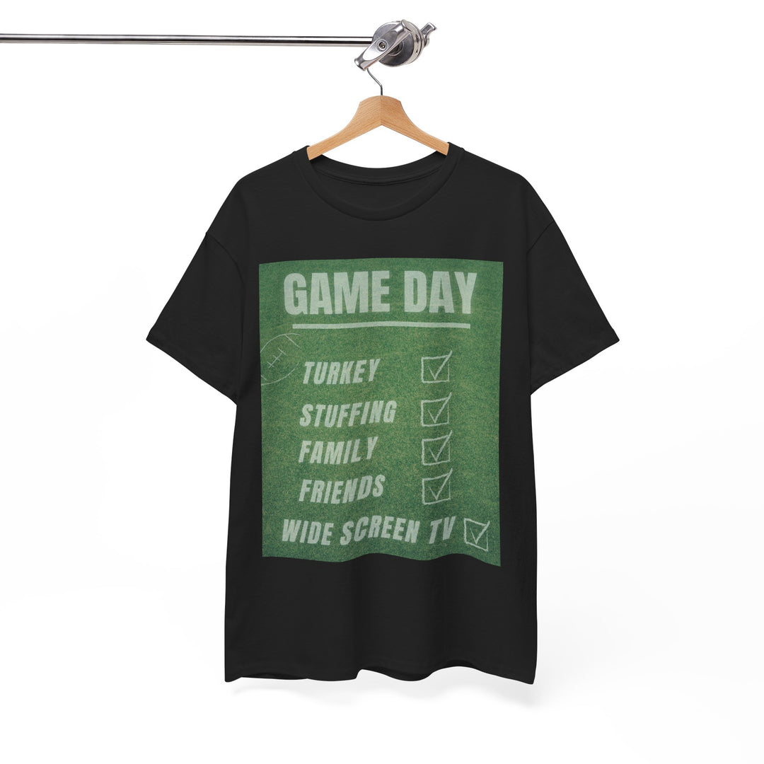 Thanksgiving Game Day T-shirt, Thanksgiving, Colorful, unisex, 4 colors, 8 sizes