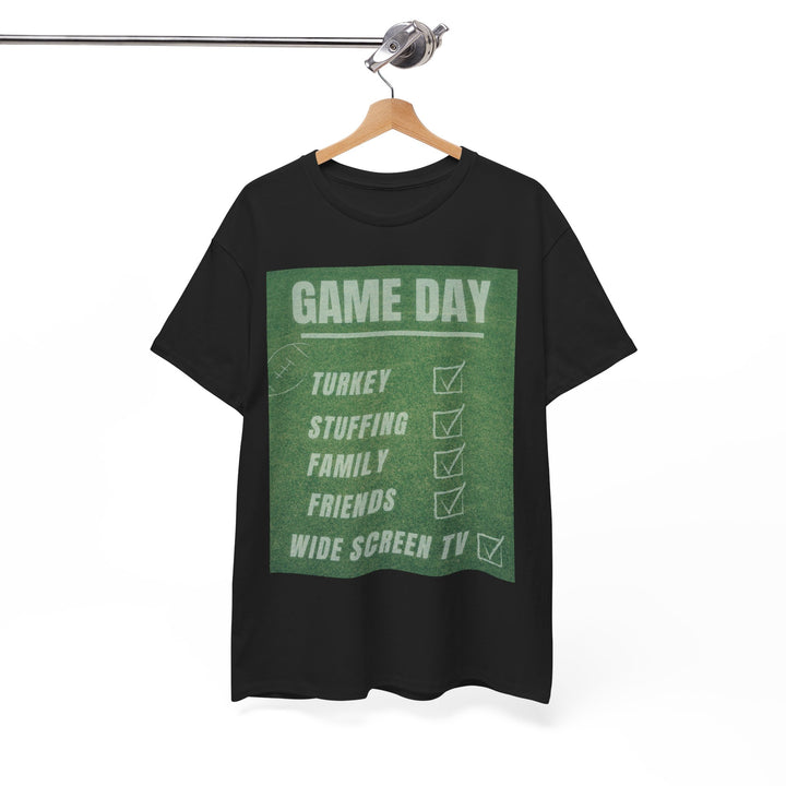 Thanksgiving Game Day T-shirt, Thanksgiving, Colorful, unisex, 4 colors, 8 sizes