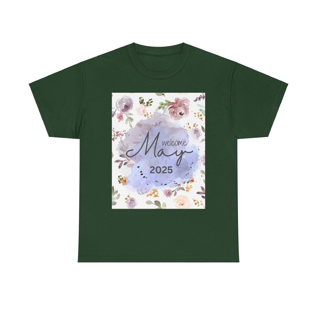 Hello Month of May 2025 T-shirt Spring Colorful