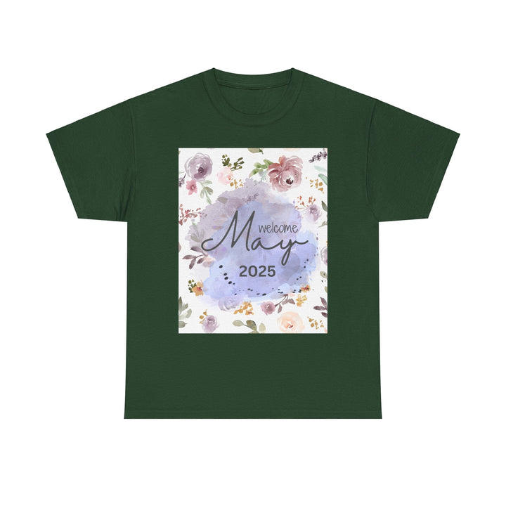 Hello Month of May 2025 T-shirt Spring Colorful