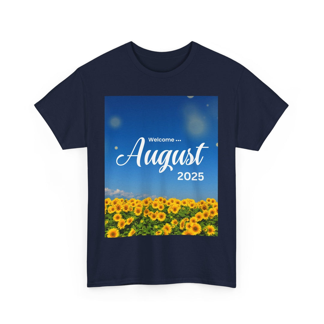 Hello Month of August 2025 T-shirt changing seasons