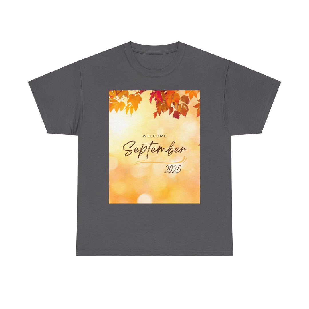 Hello Month of September 2025 T-shirt changing seasons