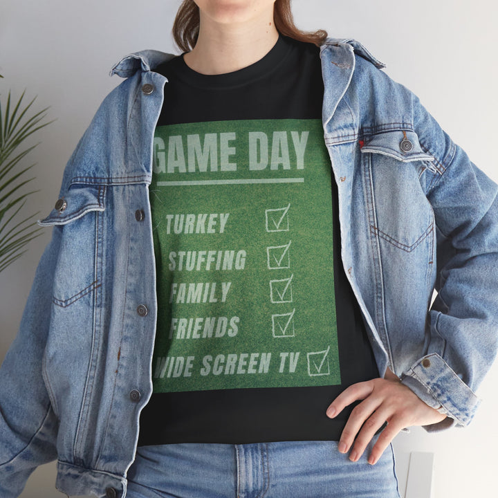 Thanksgiving Game Day T-shirt, Thanksgiving, Colorful, unisex, 4 colors, 8 sizes