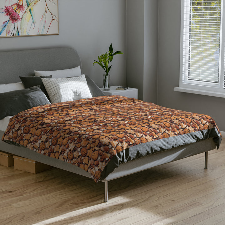 Christmas Cookies Velveteen Microfiber Blanket