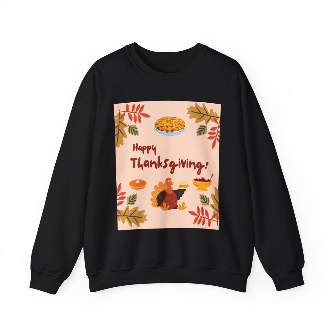 Thanksgiving Sweatshirt, Crewneck, unique, heavy weight, available in 6 colors and 6 sizes