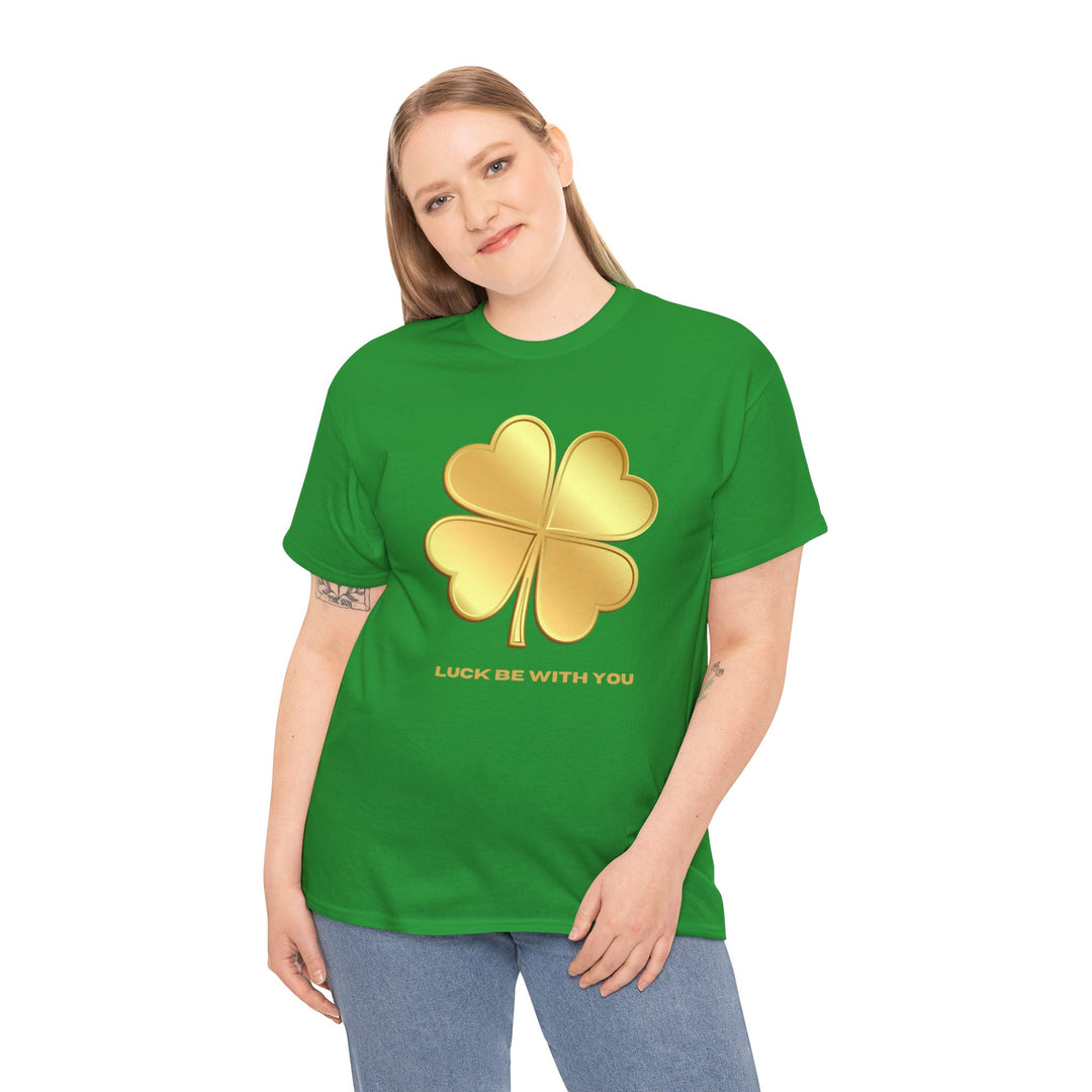 Lucky Four Leaf Clover T-shirt, Unisex, 4 colors, 8 sizes