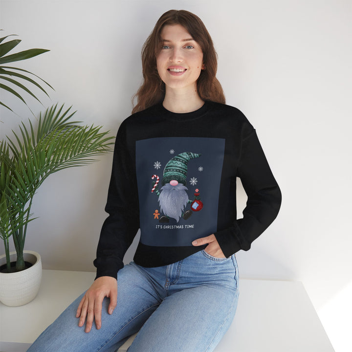 Christmas Knome Sweatshirt, Crewneck, unique, heavy weight, available in 6 colors and 6 sizes