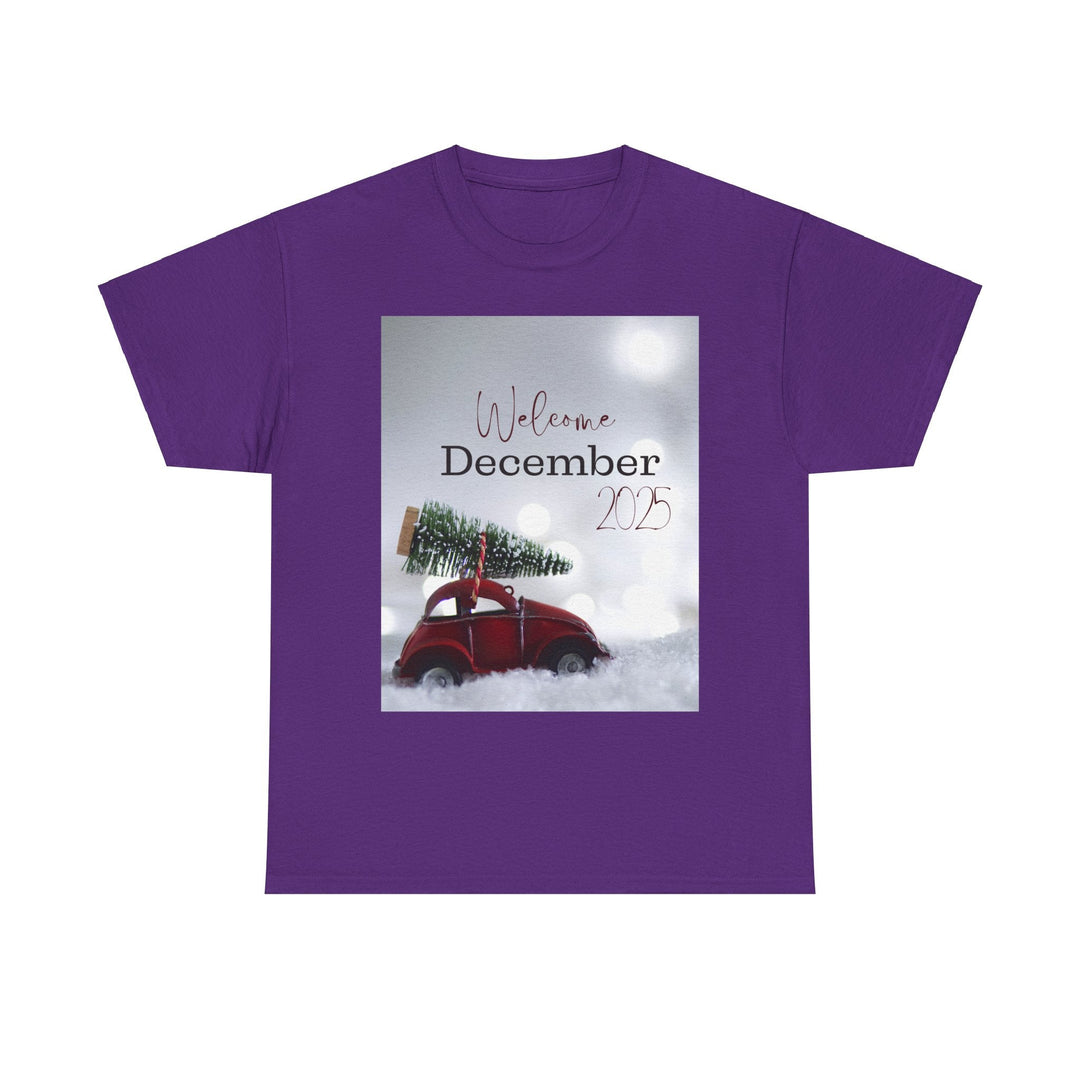 Hello Month of December 2025 T-shirt changing seasons