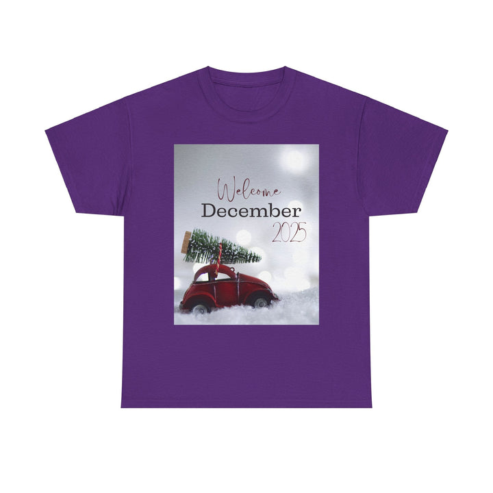 Hello Month of December 2025 T-shirt changing seasons