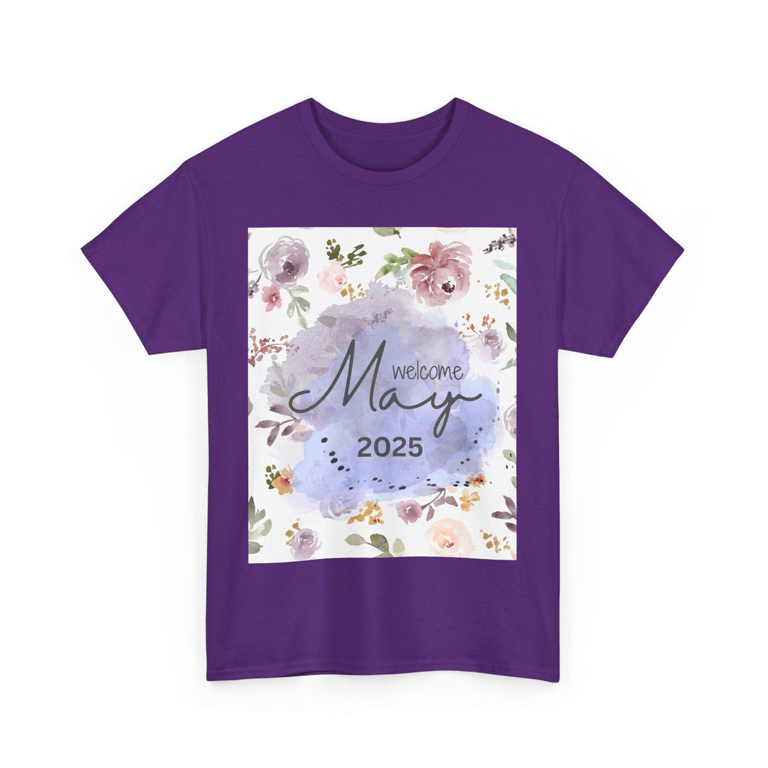 Hello Month of May 2025 T-shirt Spring Colorful