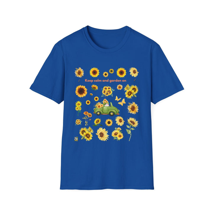 Sunflower Vibes T-Shirt 70s throwback Sunflowers VW bug unisex
