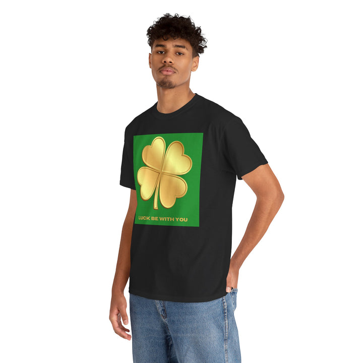 Lucky Four Leaf Clover T-shirt, Unisex, 4 colors, 8 sizes