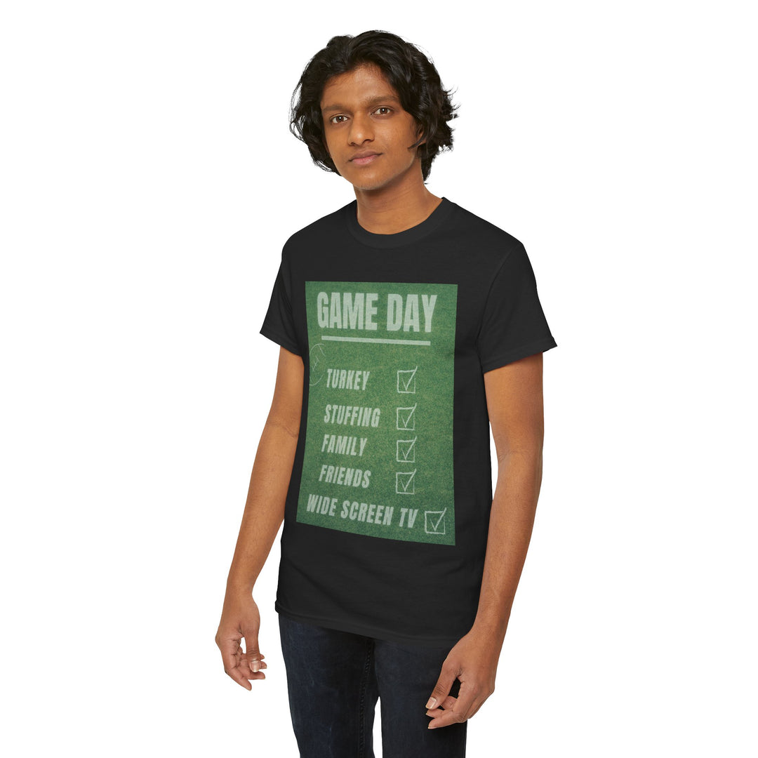 Thanksgiving Game Day T-shirt, Thanksgiving, Colorful, unisex, 4 colors, 8 sizes