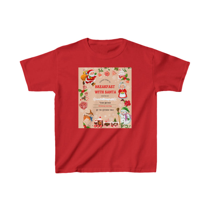 Breakfast with Santa Invite Kids Heavy Cotton™ Tee