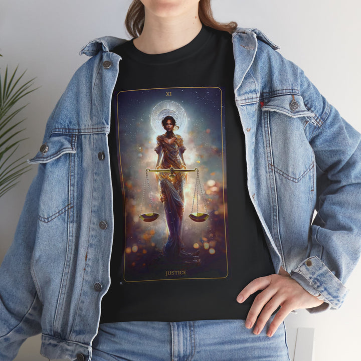 Justice T-shirt, 4 colors, 8 sizes