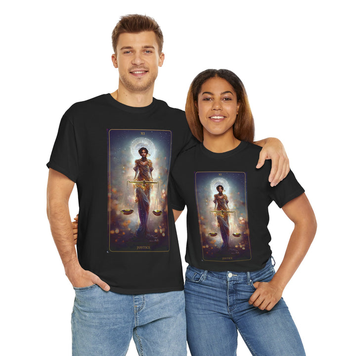 Justice T-shirt, 4 colors, 8 sizes