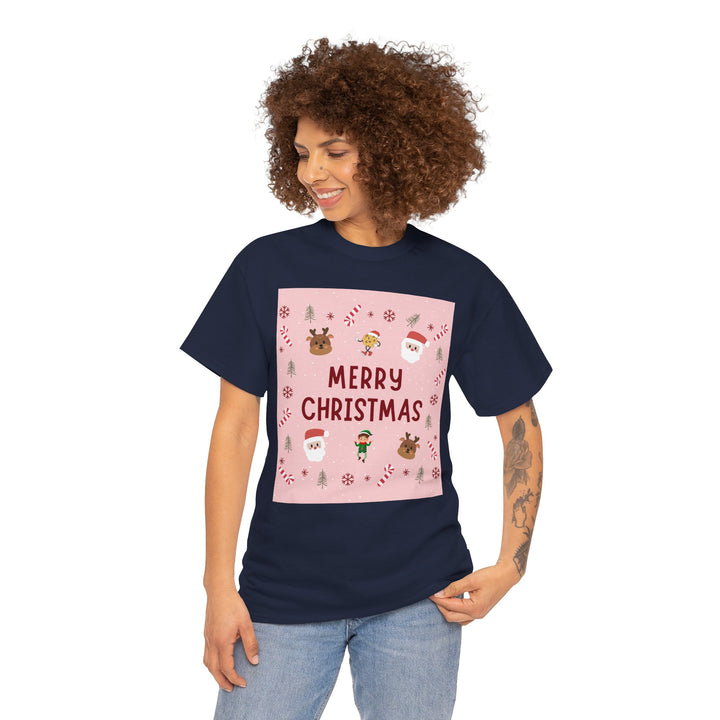 Merry Christmas & Candy Canes T-shirt, Unisex, Christmas, 10 colors, 8 sizes