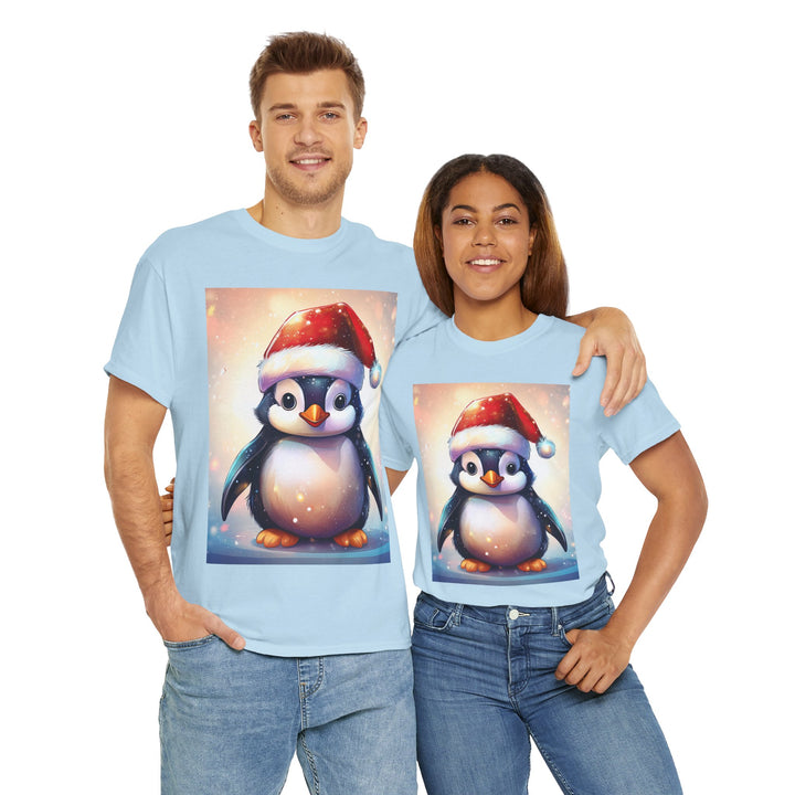 Cute Penguin T-shirt, Unisex, Christmas, 6 colors, 8 sizes