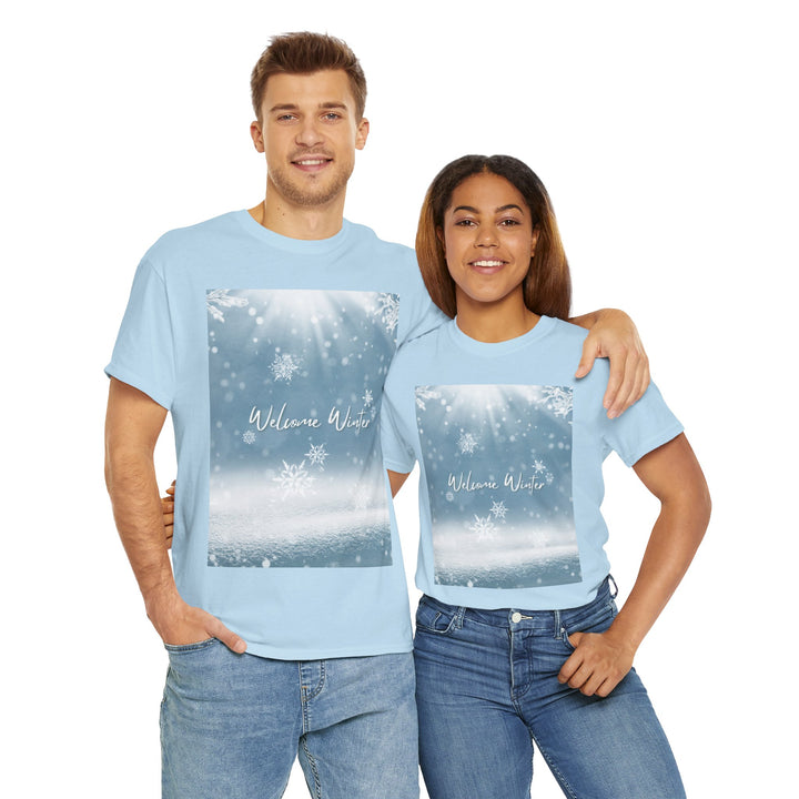 Winter Welcome T-shirt, Unisex, Christmas, 6 colors, 8 sizes