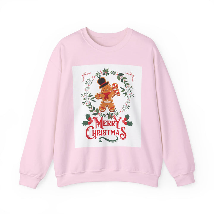 Gingerbread Man Sweatshirt, Crewneck, unique, heavy weight, available in 6 colors and 6 sizes