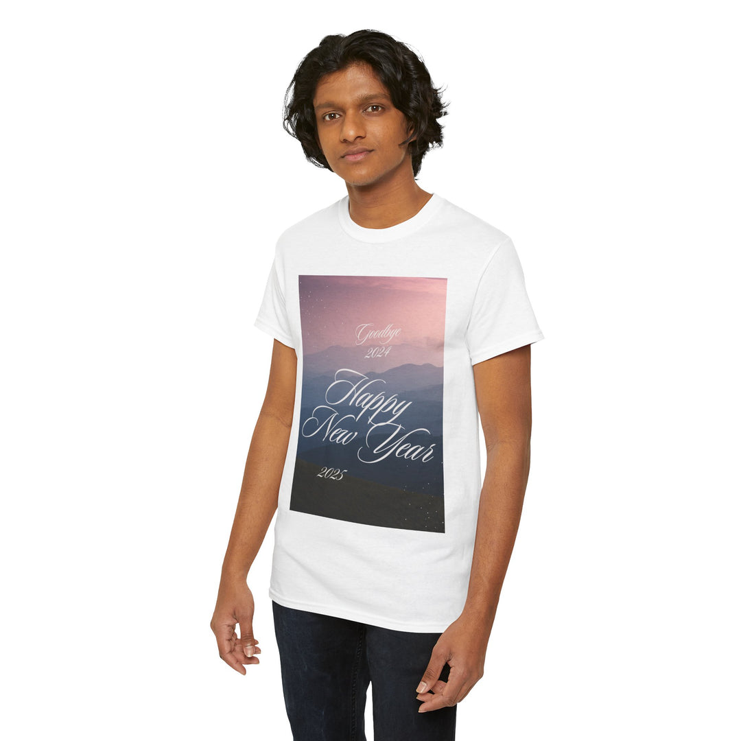 Goodbye 2024, Happy New Year 2025 T-shirt, Unisex, Christmas, 8 colors, 8 sizes