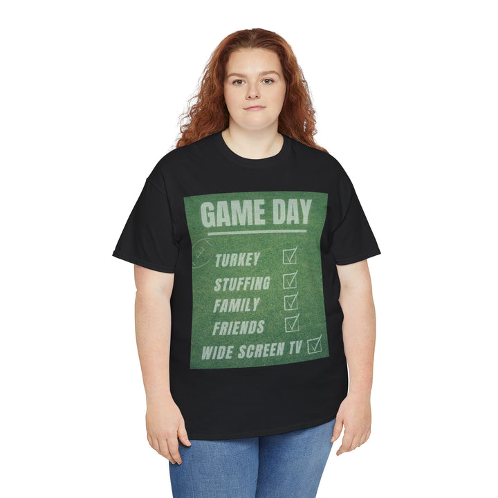 Thanksgiving Game Day T-shirt, Thanksgiving, Colorful, unisex, 4 colors, 8 sizes