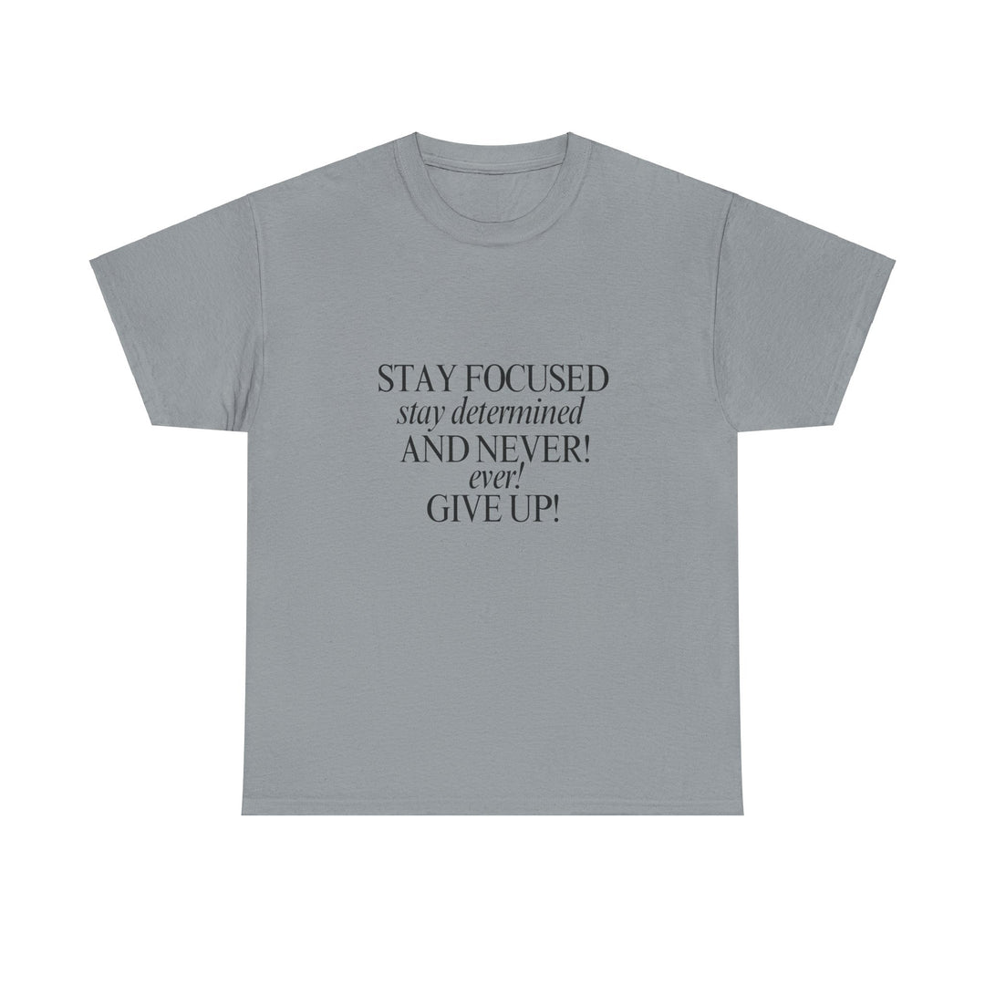 Never Give UP! T-shirt, Unisex, Christmas, 6 colors, 8 sizes