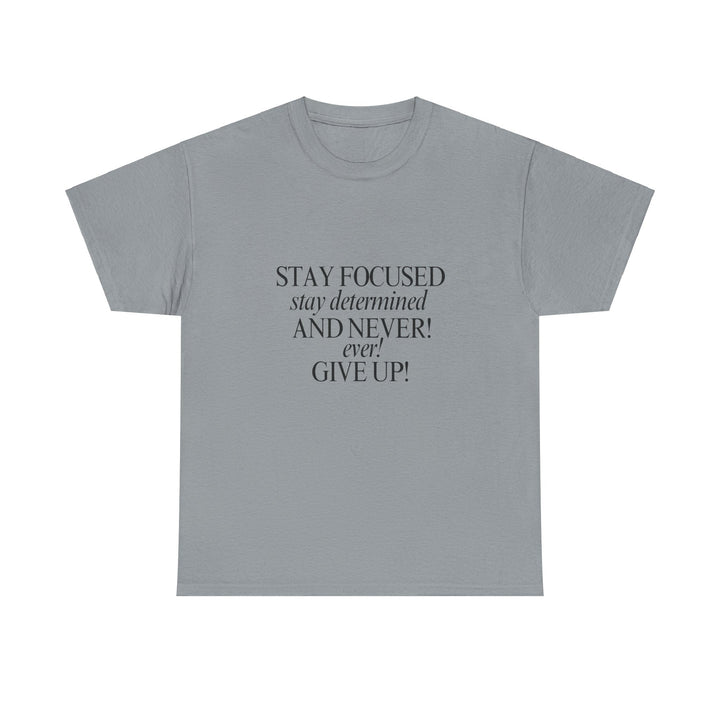 Never Give UP! T-shirt, Unisex, Christmas, 6 colors, 8 sizes