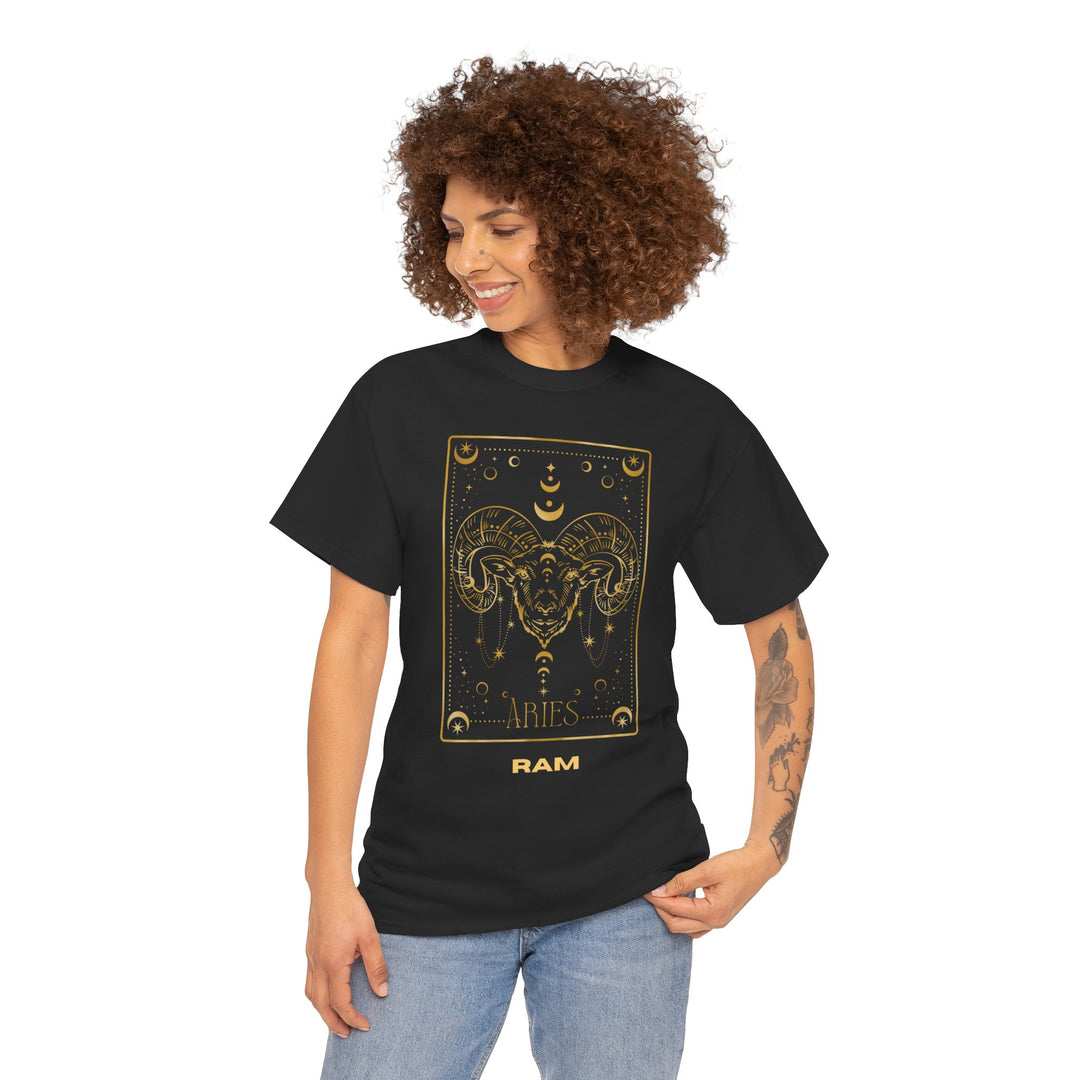 Zodiac Aries T-shirt, Zodiac signs, Colorful, unisex, 4 colors, 8 sizes