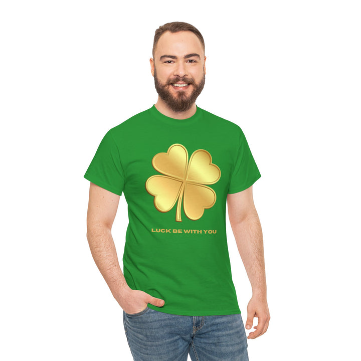 Lucky Four Leaf Clover T-shirt, Unisex, 4 colors, 8 sizes