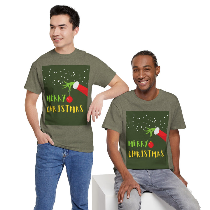 Grinch's Christmas Greeting T-shirt, Unisex, 5 colors, 8 sizes